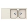 Chậu đá màu kem Häfele 1160mm HS18-GED2R80 570.35.460