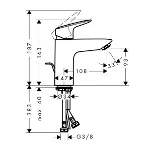 Ban Ve Ky Thuat Voi Lavabo 589.52.402