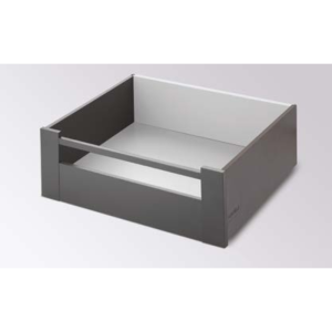 Ray hộp Alto-S màu xám đậm, chiều cao 170mm với thanh vuông Hafele