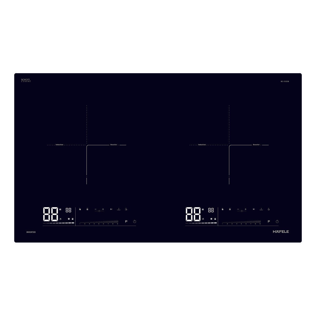 Bếp từ 2 vùng nấu Hafele HC-I7323B 536.61.886 image 2