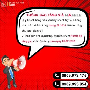 thông báo tăng giá