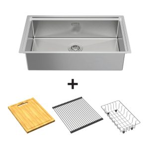 Chậu Inox Hafele 760mm HS24-SSN1S-7644 567.24.467 image 1