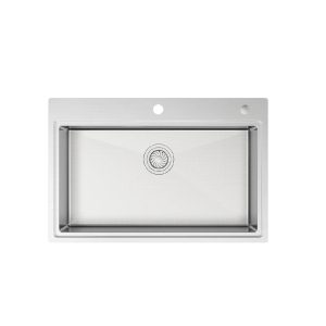 Chậu Inox Hafele 760mm HS24-SSN1S-7650 567.20.627 image 3