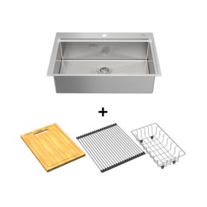 chậu rửa chén inox hafele WS R10 HS24-SSN1S-7650 SILVER 567.20.627 image 2