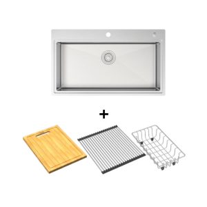 chậu rửa chén inox hafele WS R10 HS24-SSN1S-8650 SILVER 567.20.637 image 2